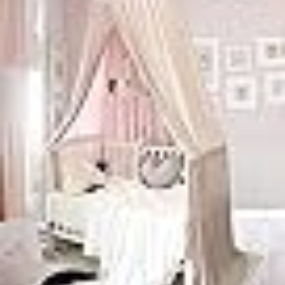 Extra Lg Kids Bed Canopy (Pink Beige)